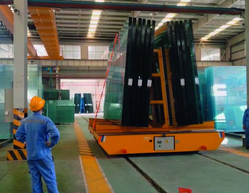 Industrial KPGX rail battery transfer cart solution